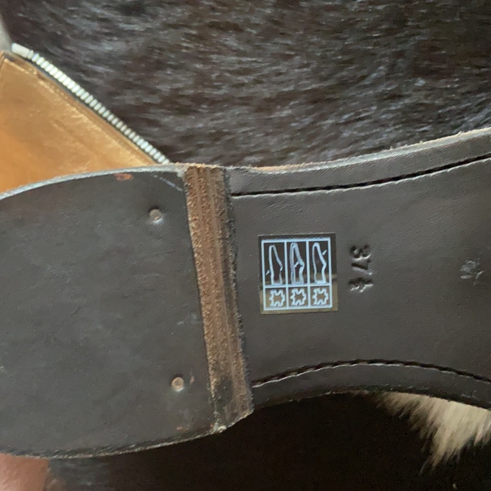 37.5 ๐ GUIDI Women 310 Front Zip Military Boots Metallic Copper Atelier $1380 - Picture 7 of 10